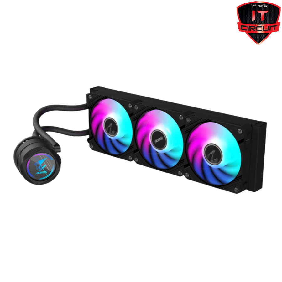 LIQUID COOLER (ชุดน้ำปิด) GIGABYTE AORUS WATERFORCE X II 360 BLACK