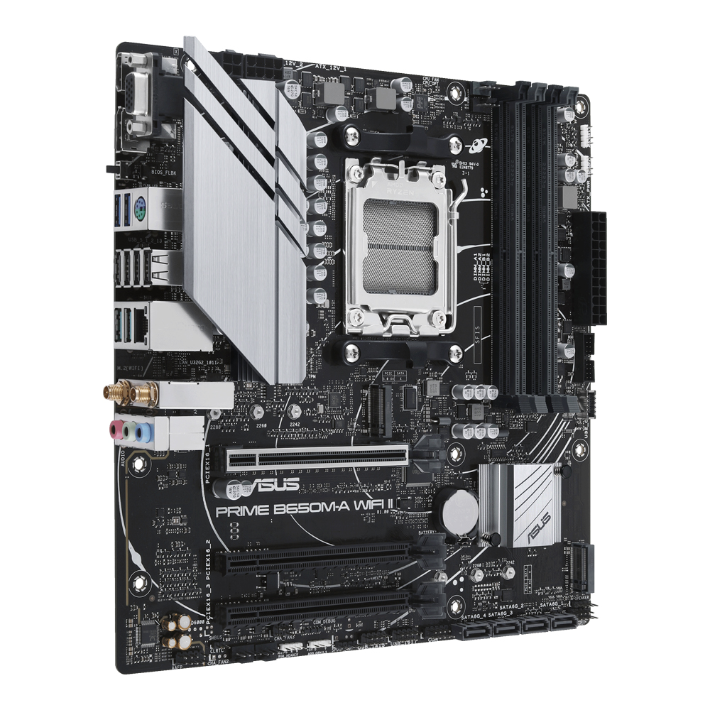 MAINBOARD (เมนบอร์ด) ASUS PRIME B650M-A WIFI II-CSM (AMD SOCKET AM5 DDR5 MICRO-ATX) SN3110251B180Y
