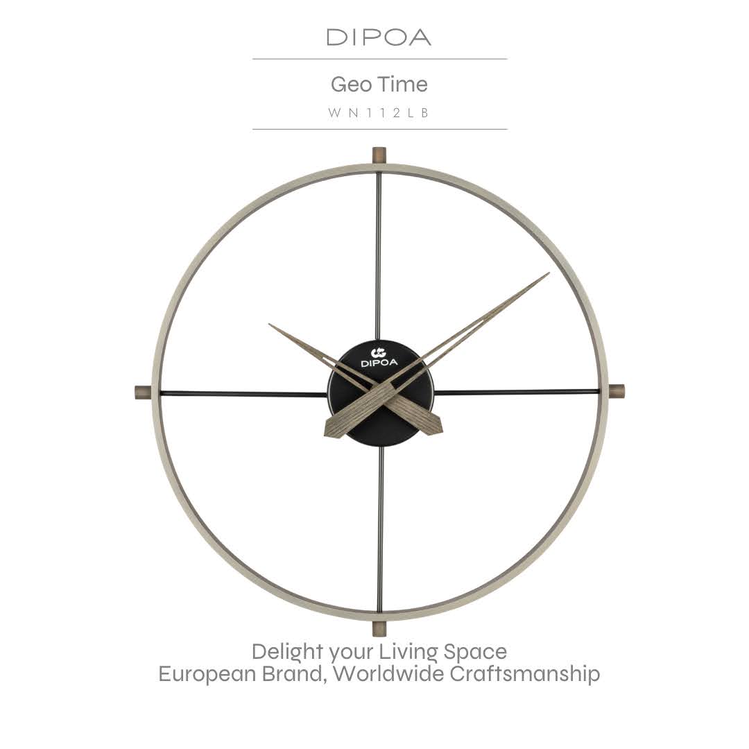 นาฬิกาแขวนผนัง นาฬิกาติดผนัง DIPOA รุ่นWN112LB