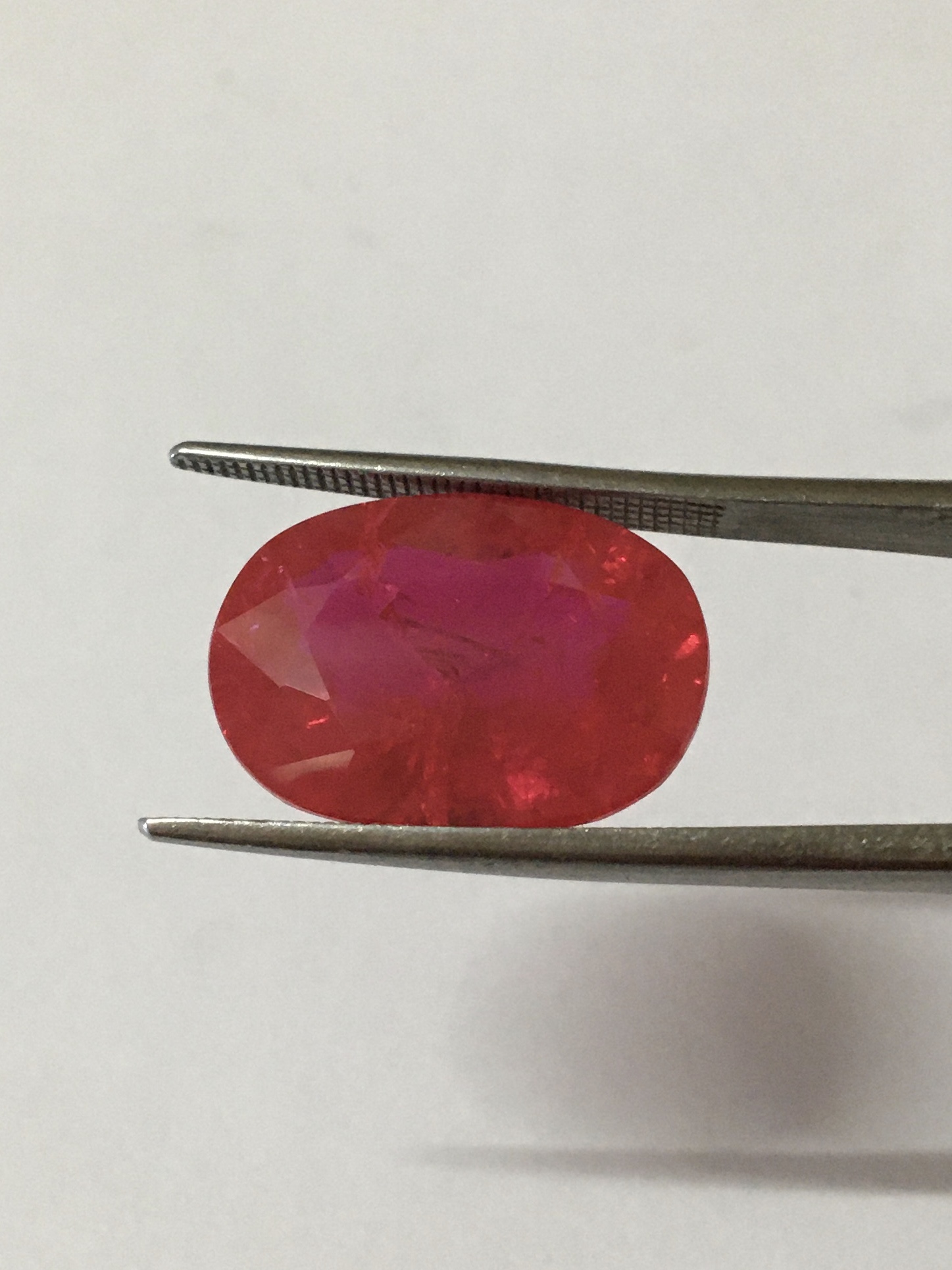 (ของจริงสวยมาก)ทับทิมโคลนนิ่ง 16 กะรัต สีแดงสดฉ่ำ เนื้อสวย ใส ไฟดี ไม่พอใจยินดีตืนเงิน