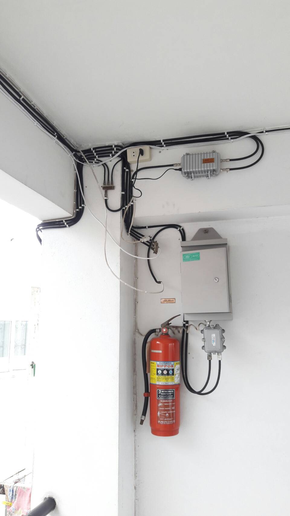 แก้ไขระบบ MATV Mbox leotech SMATV