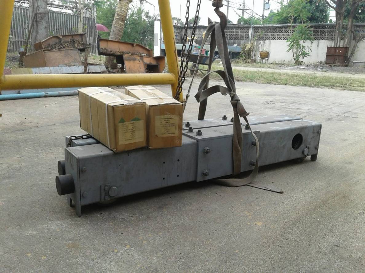 ขาเครนชุดขับสะพานกลางEndCarriageขนาด 1.50เมตร ล้อ150/180mm*4*43T