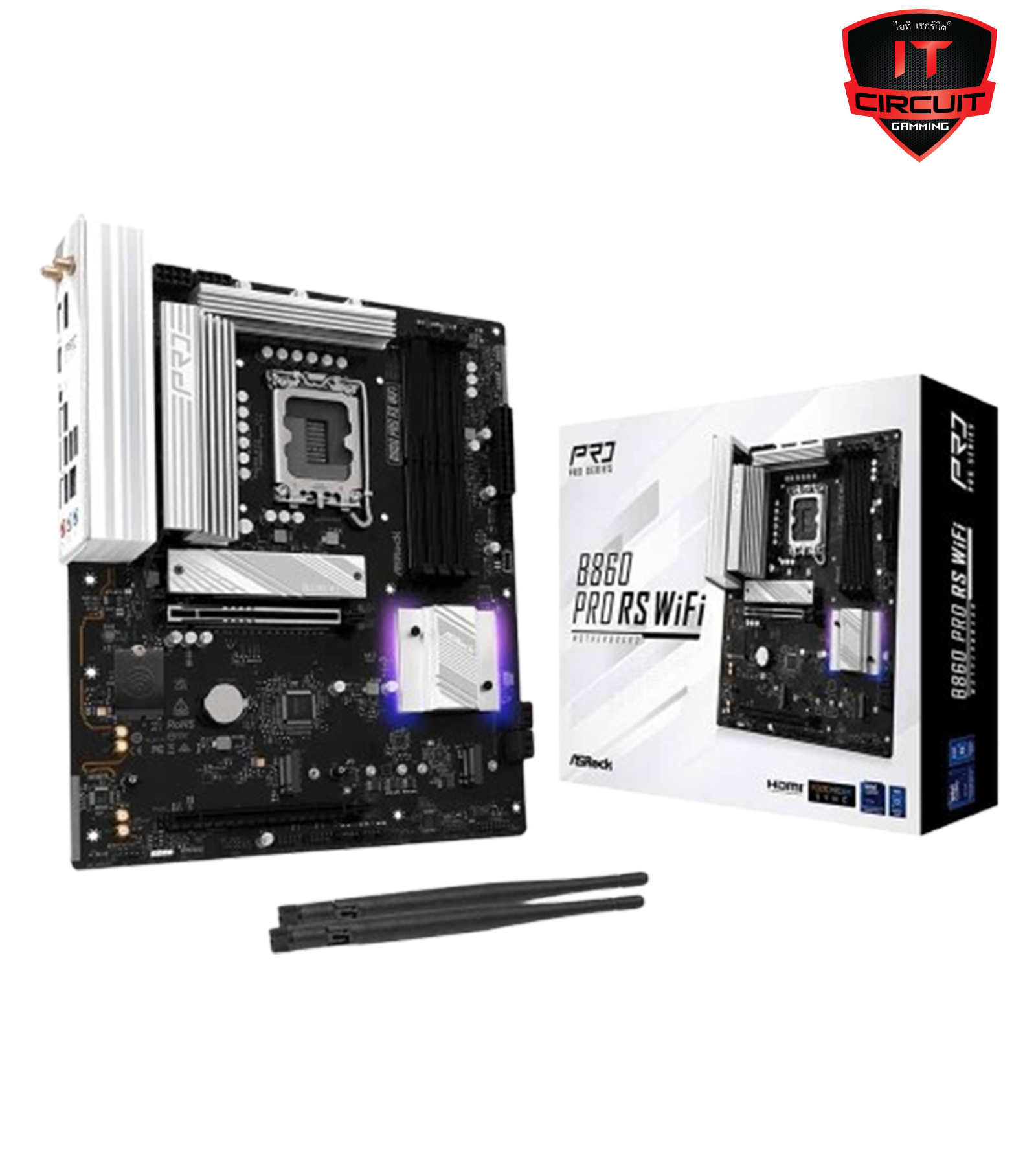 MAINBOARD (เมนบอร์ด) ASROCK B860 PRO RS WIFI - INTEL SOCKET 1851 DDR5 ATX