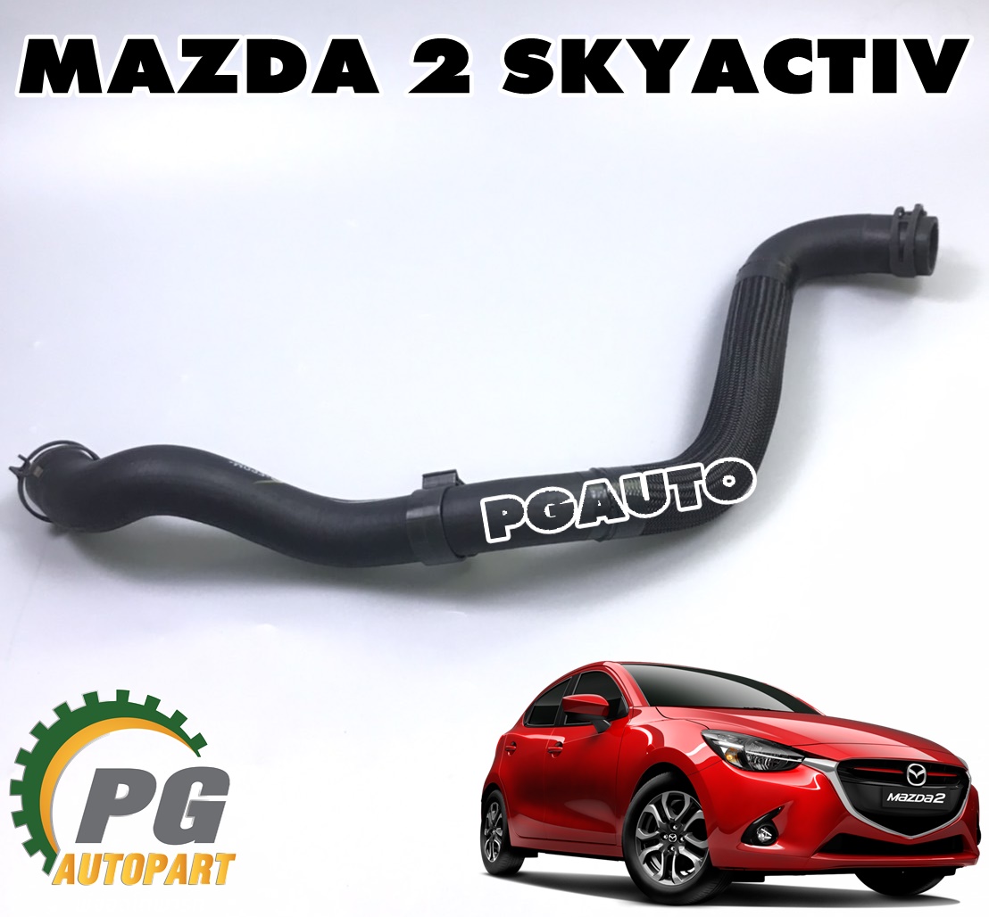 ท่อยางหม้อน้ำล่าง MAZDA2 SKYACTIV ปี 2014-2018 1.3 เบนซิน (1 เส้น) แท้ / รูปจริง
