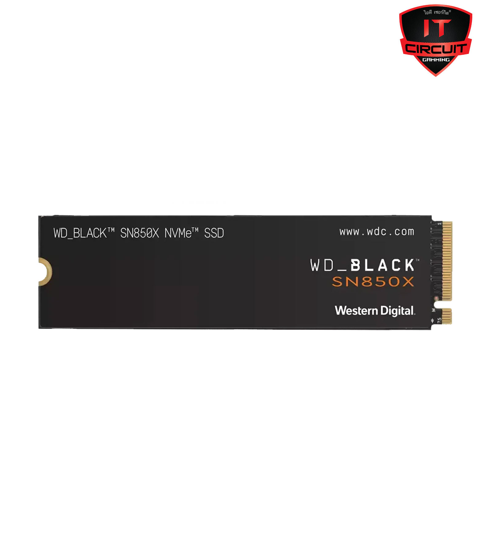 1 TB SSD (เอสเอสดี) WD BLACK SN850X WITHOUT HEATSINK - PCIe 4x4/NVMe M.2 2280