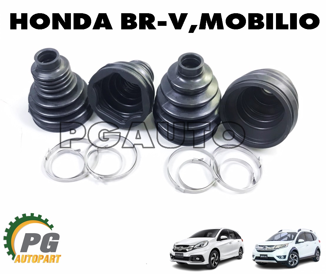 ชุดยางหุ้มเพลาขับนอก-ใน HONDA BR-V ปี 2016-2020,MOBILIO ปี 2016 ขึ้นไป (1 ชุด = 4 ชิ้น) เทียบ / รูปจริง