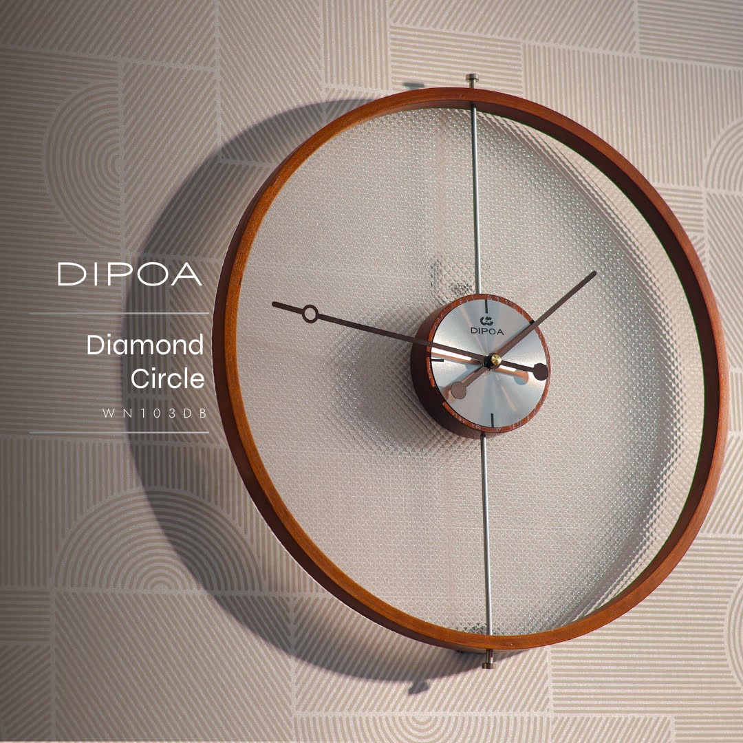 นาฬิกาแขวนผนัง นาฬิกาติดผนัง DIPOA รุ่นWN103DB