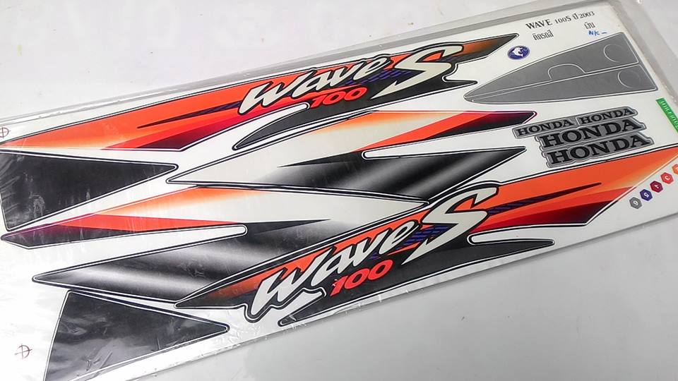 สติกเกอร์ฮอนด้า เวฟ 100 Wave100 2003