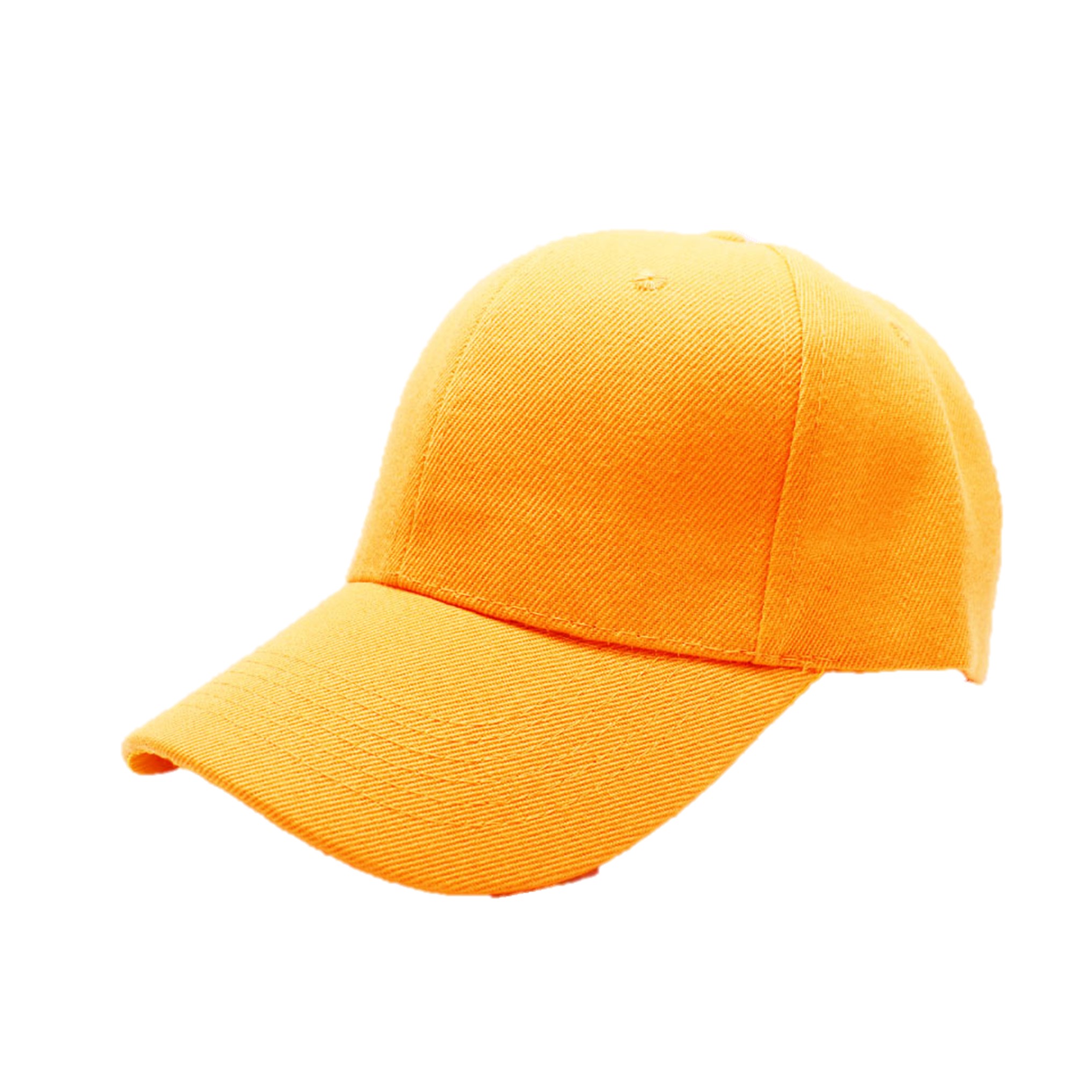 หมวกแก๊ปสีส้มอ่อน