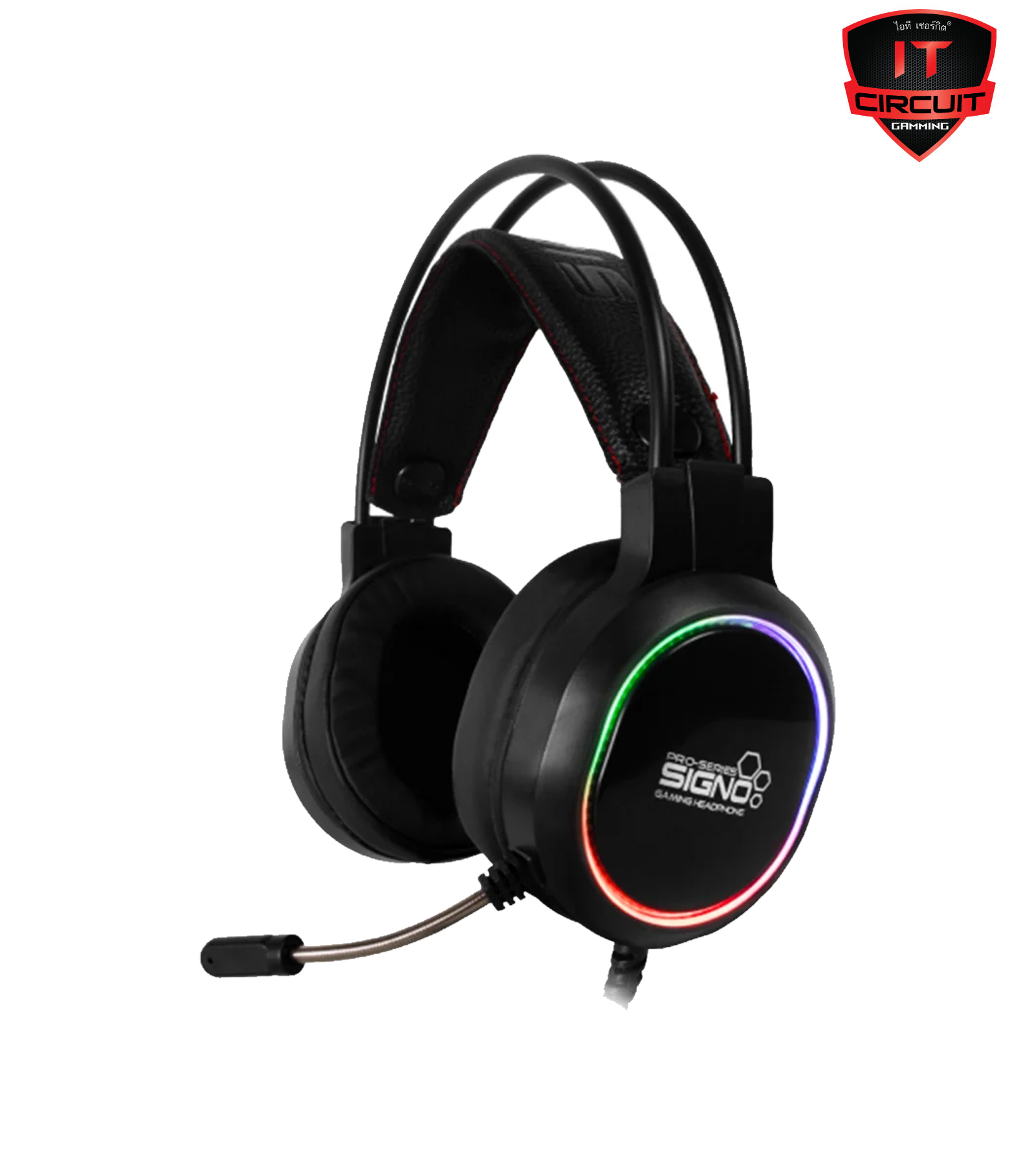 HEADSET (หูฟัง) (7.1) SIGNO E-SPORT HP-829 MIXXER BLACK