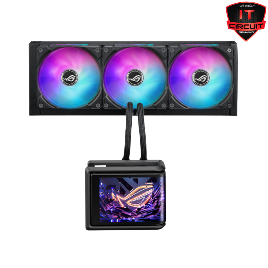 CPU LIQUID COOLER (ชุดน้ำปิด) ASUS ROG RYUO IV SLC 360 ARGB - BLACK