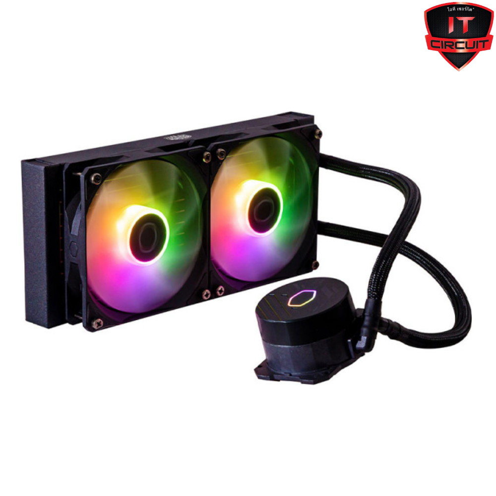 LIQUID COOLER (ชุดน้ำปิด) COOLER MASTER MASTERLIQUID 240L CORE ARGB BLACK