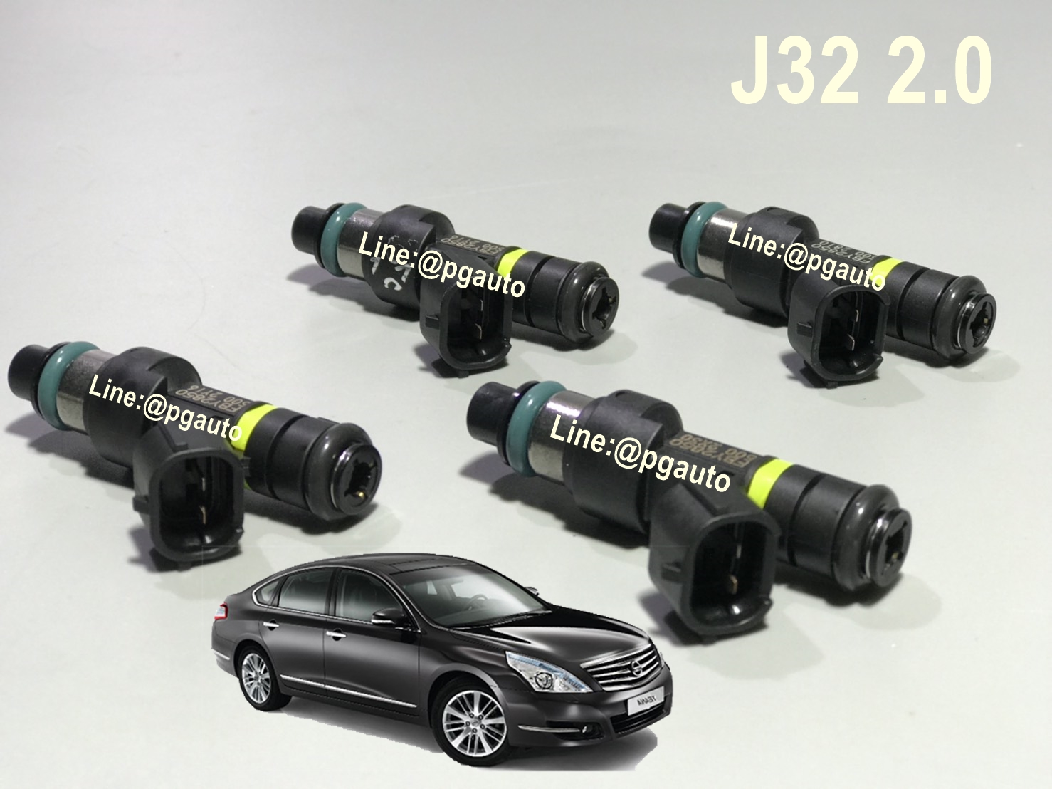 เซตสุดคุ้ม!!! หัวฉีดน้ำมันเชื้อเพลิง นิสสันเทียน่า NISSAN TEANA ปี 2009-2012 J32 (MR20) OEM แท้ (1 ชุด = 4ตัว)
