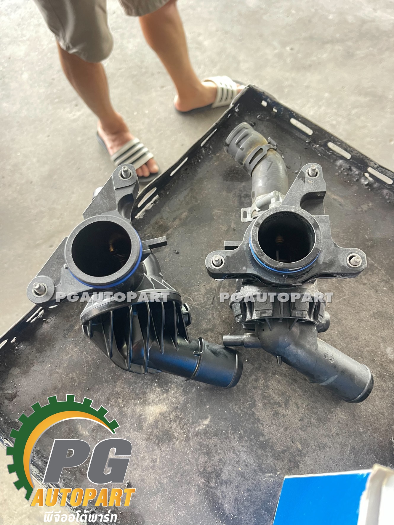 เสื้อวาวล์น้ำ FORD RANGER RAPTOR,EVEREST 2.0 ปี 2015-2018 (1ชิ้น) แท้ / รูปจริง