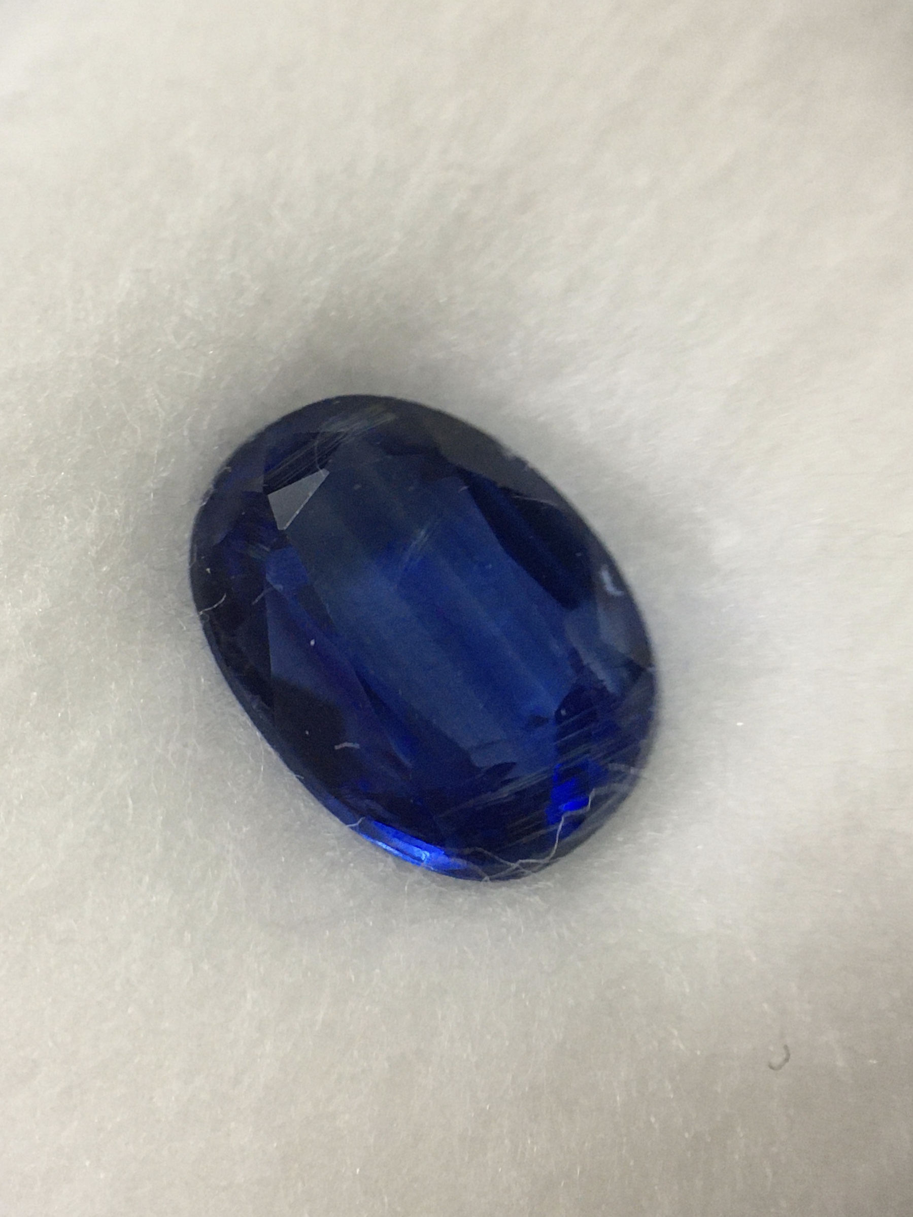 KYANITE ไคยาไนต์ แท้ 1.44 กะรัต พลอยดิบธรรมชาติ สีสดจัด ไฟดี สวย น่าสะสม