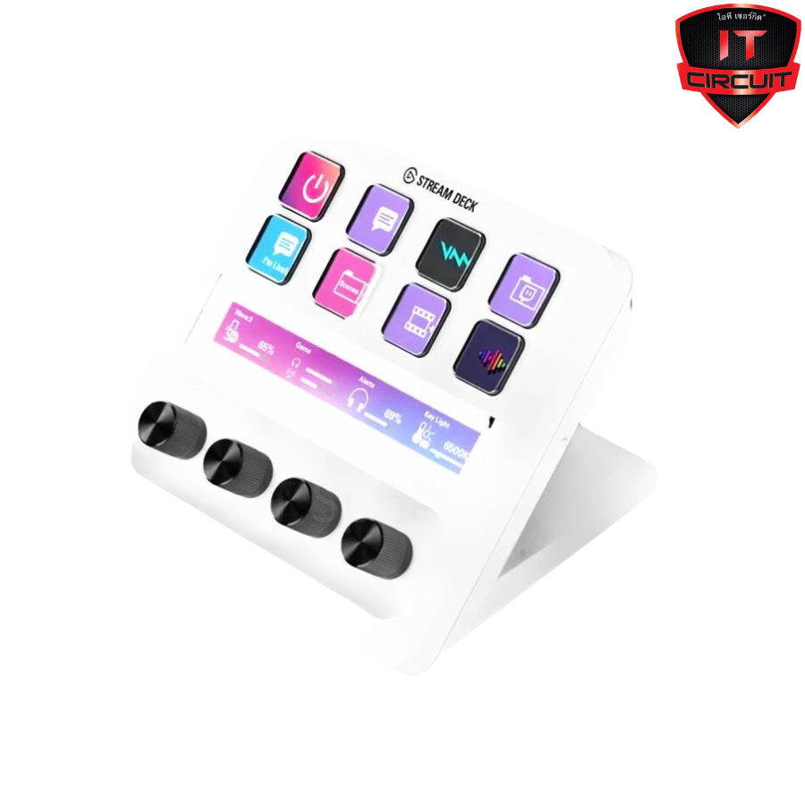 KEYPAD (แผงแป้นพิเศษ) ELGATO STREAM DECK+ (WHITE)