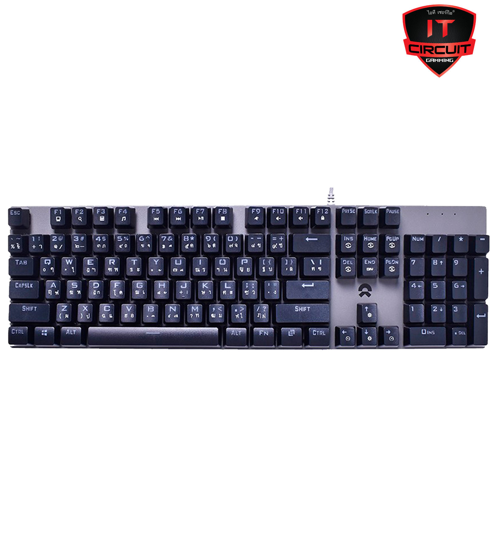 KEYBOARD OKER K428 BLACK - BLUE SWITCH