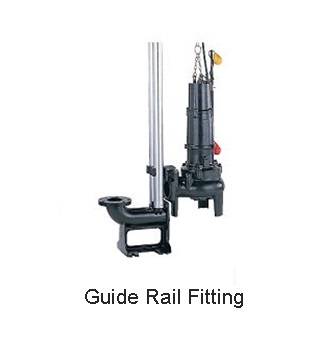 ปั๊มน้ำเสีย Tsurumi รุ่น B Series รุ่น TOS100B45.5 (Guide Rail)