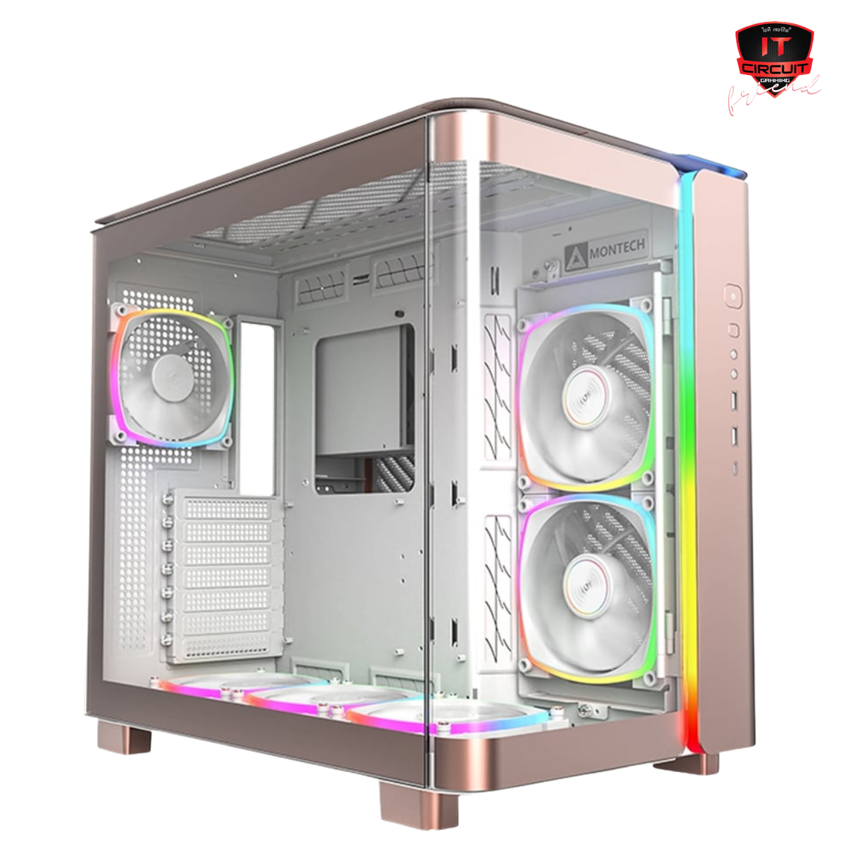 ULTRA 5 235 14C/14T /3Y / ARGB 360 [BLACK] /3Y / B860-P WIFI /3Y / 32GB [16×2] 5600MHz [BLACK] /LT / 1TB M.2 PCIE /5Y / RTX 5070 1-CLICK OC 12GB GDDR7 /3Y / 850W 80 PLUS GOLD /3Y / KING 95 PRO [ROSE GOLD] /1Y SN2910251B11629Y