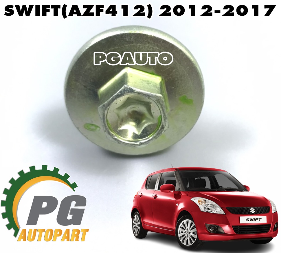 สกรูยึดมูเล่ยหน้าเครื่อง SUZUKI SWIFT(AZF412) 1.2 L ปี 2012-2017(1 ชิ้น) แท้ / รูปจริง