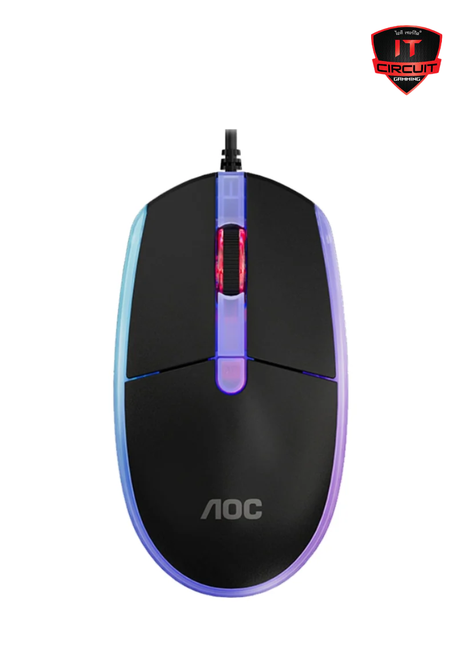 MOUSE (เมาส์) AOC GM150 BLACK SN031025T185H
