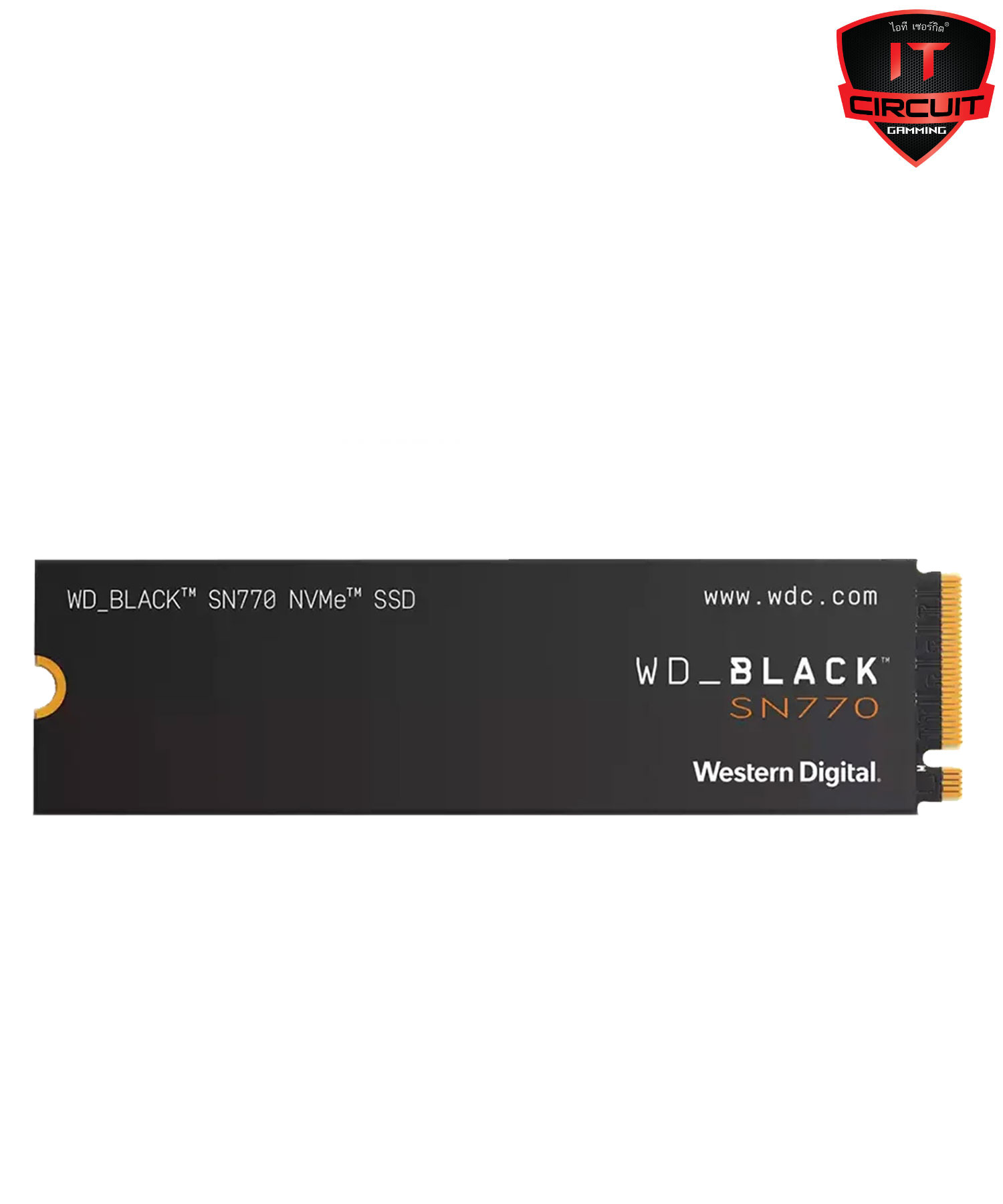 1 TB SSD (เอสเอสดี) WD BLACK SN770 - PCIe 4x4/NVMe M.2 2280 (WDS100T3X0E)