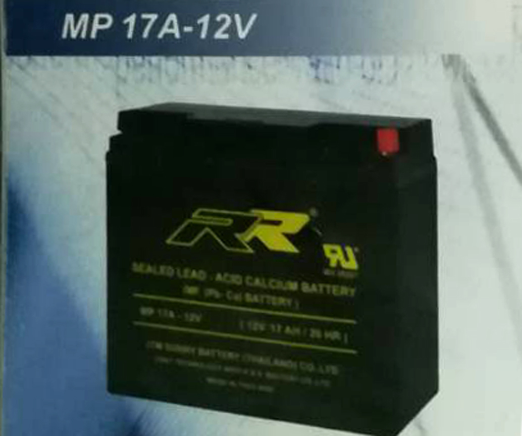 แบตเตอรี่แห้ง RR MP17A-12V