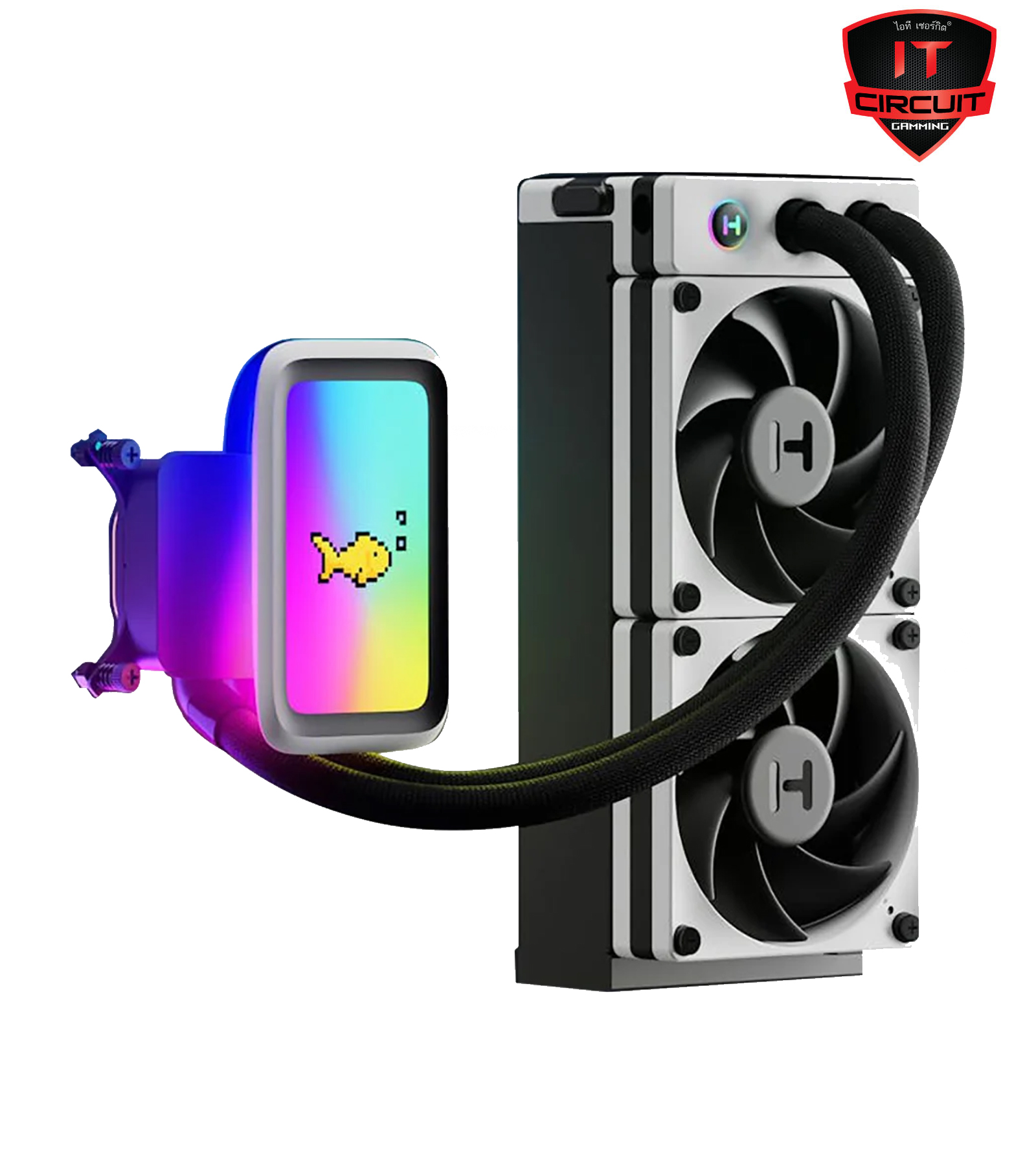 LIQUID COOLER (ชุดน้ำปิด) HYTE THICC Q60 (WHITE)