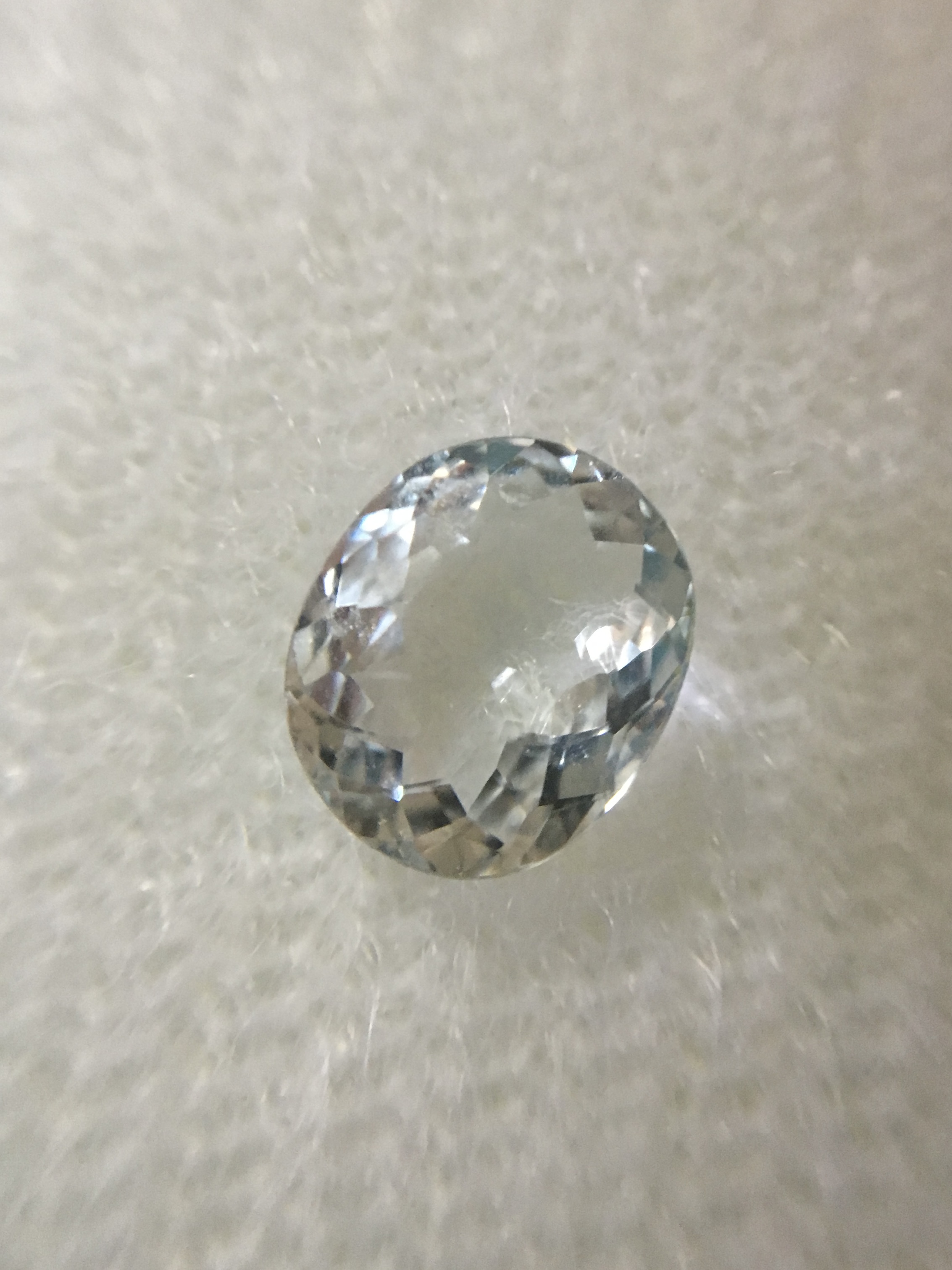 AQUAMARINE อความารีน แท้0.63 กะรัต พลอยดิบ เนื้อดี ไฟดี สีสวย