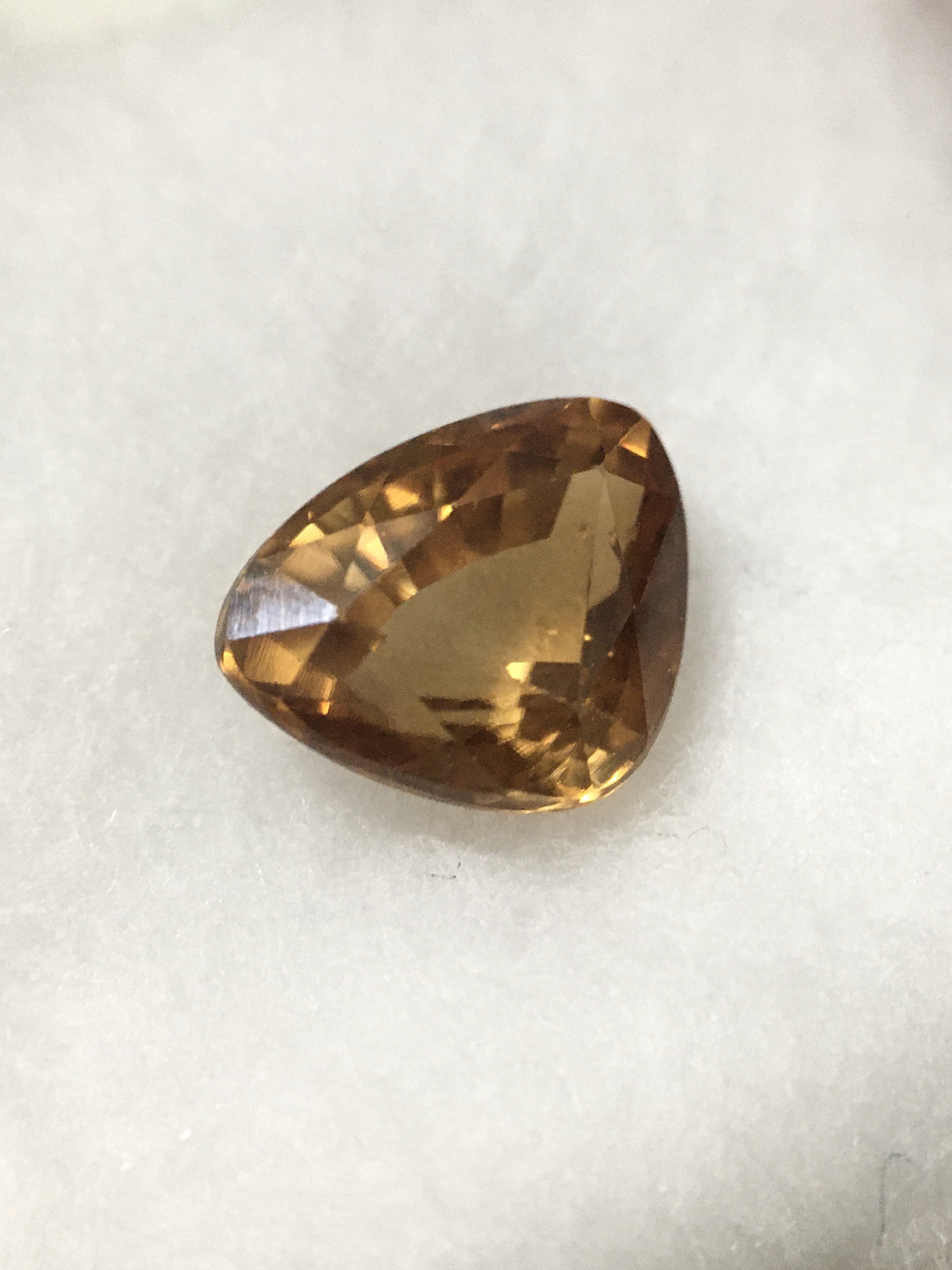 ZIRCON เพทาย แท้ 2.58 กะรัต พลอยแท้ ประกายเพชร เนื้อใส ไฟดี สวย น่าสะสม