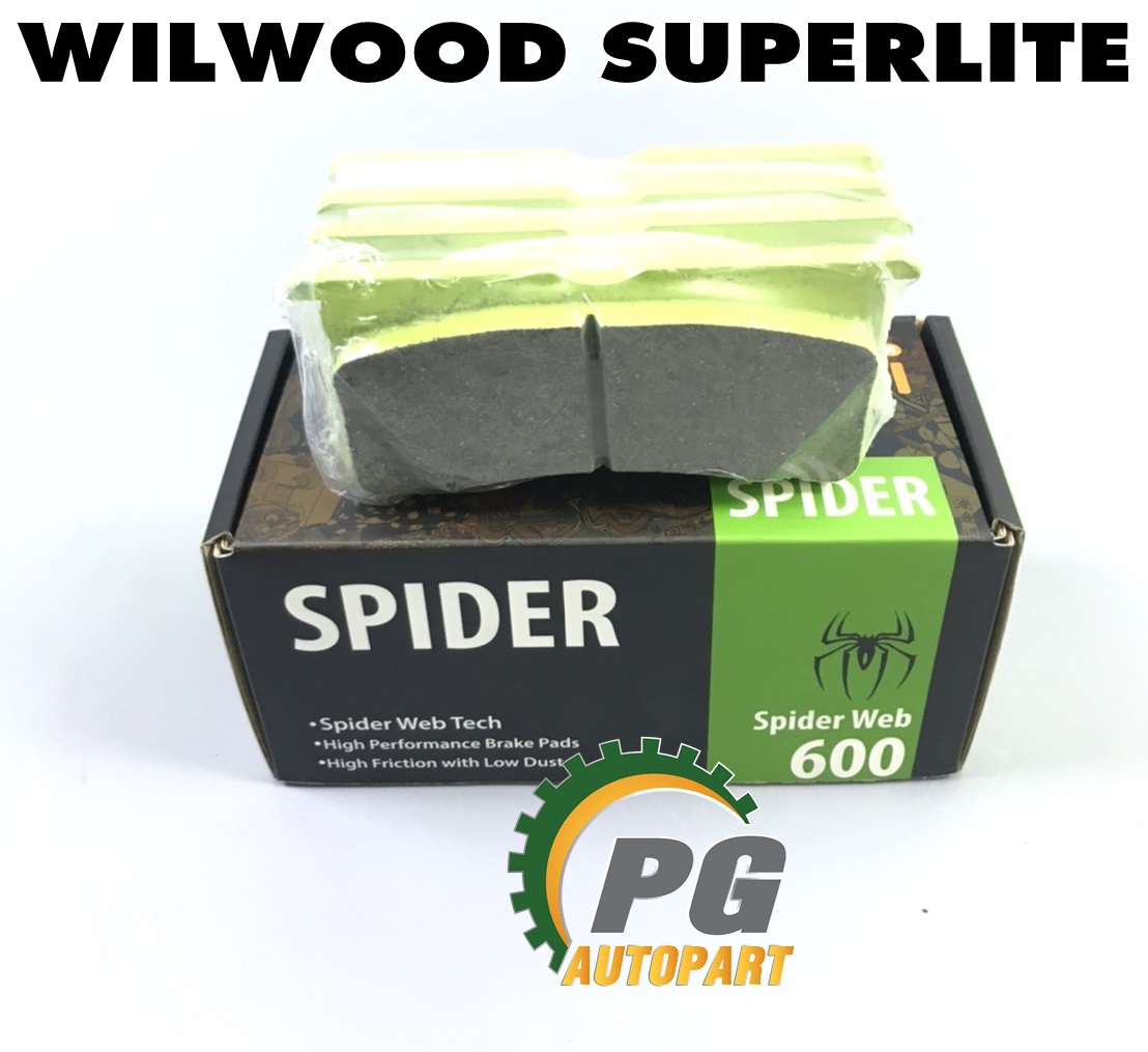 ผ้าเบรคหน้า WILWOOD SUPERLITE (1 ชุด) GOOGAI SPIDER / รูปจริง