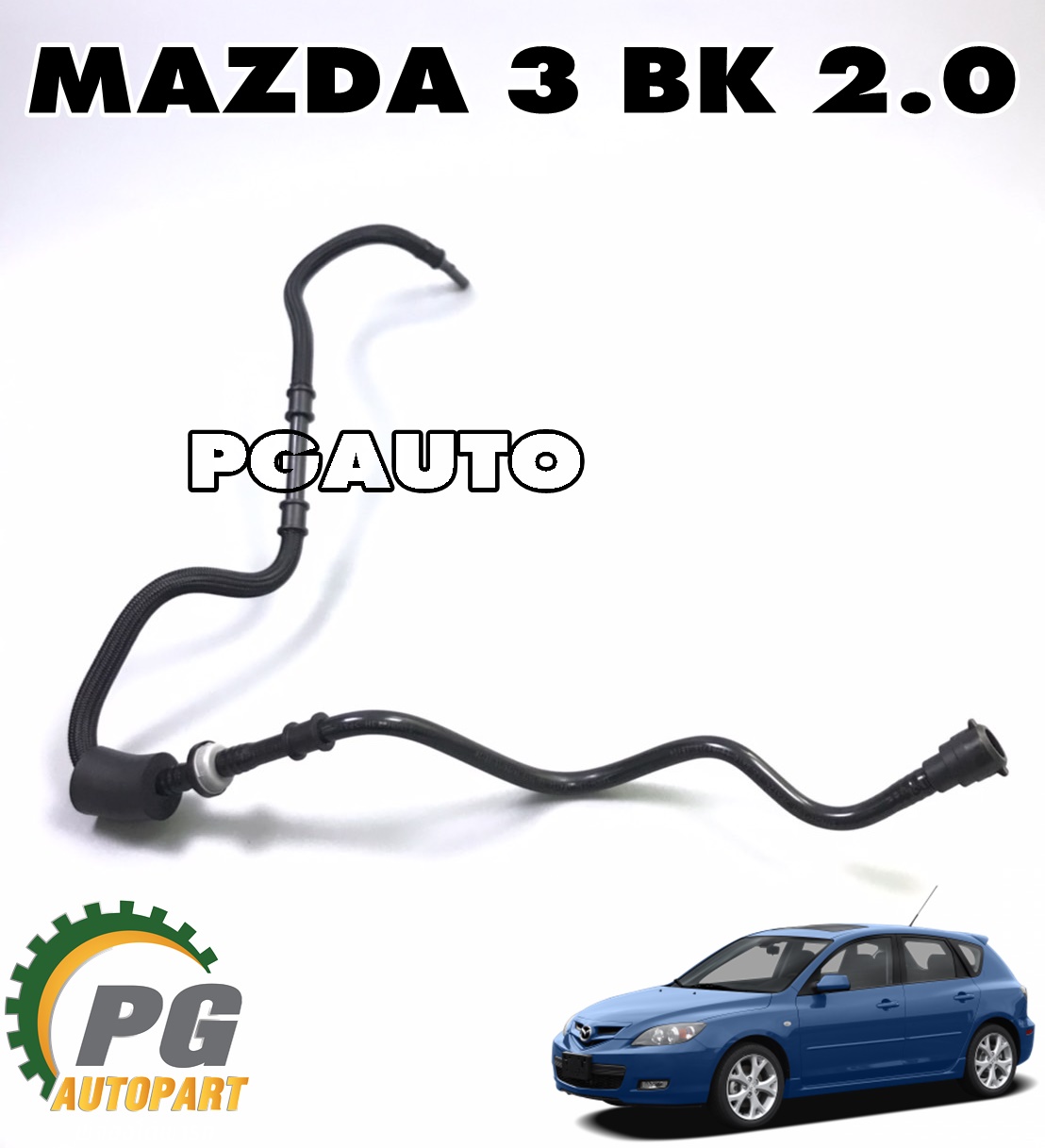 ท่อยางหม้อลมเบรค MAZDA3 BK 2.0 2004-2010(BR5D43490A) (1เส้น) แท้ / รูปจริง