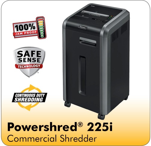 เครื่องทำลายเอกสาร Fellowes รุ่น 225i