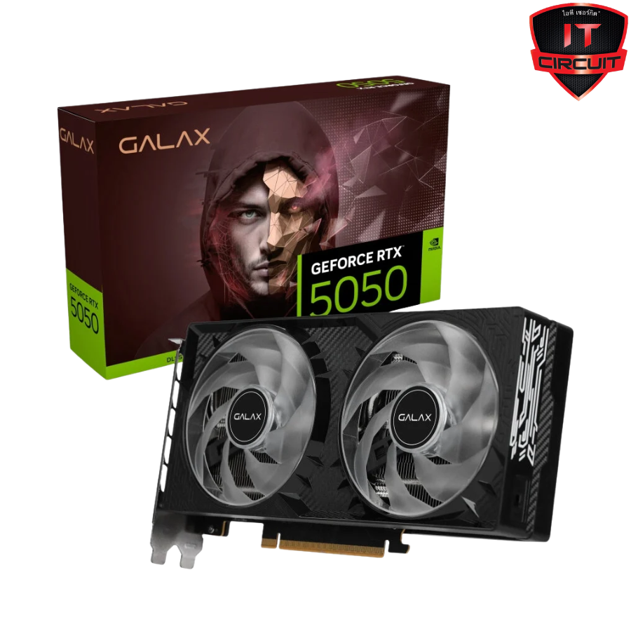 VGA (การ์ดจอ) GALAX GEFORCE RTX 5050 1-CLICK OC - 8GB GDDR6