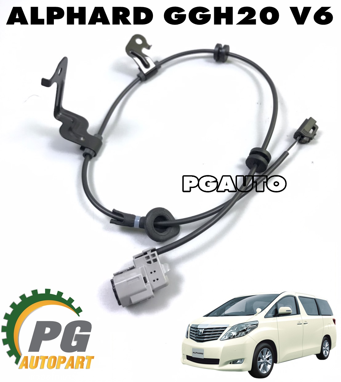 สายไฟเซ็นเซอร์ ABS หลัง LH TOYOTA ALPHARD 3.5 L (GGH20) ปี 2008-2013 V6 (1ชิ้น) แท้ / รูปจริง