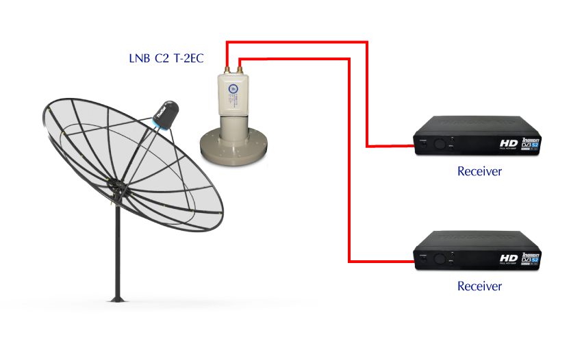 บริการติดตั้งจานดาวเทียม C-Band ตะแกลง HD