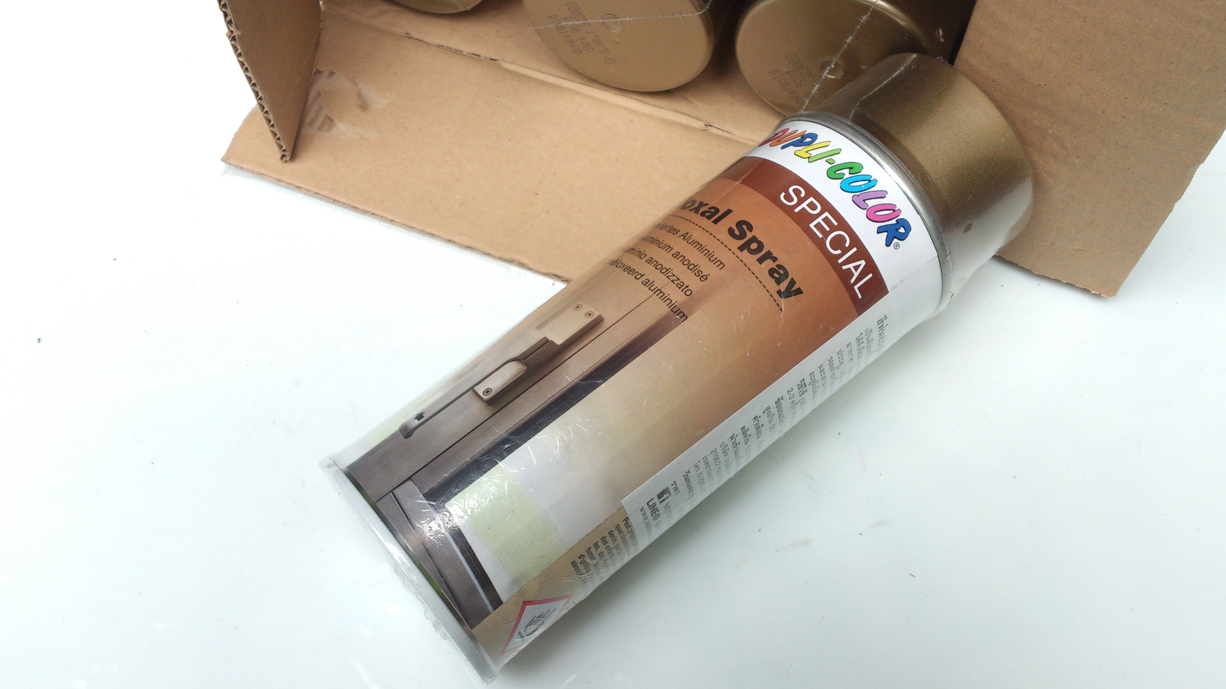 สเปรย์พ่นอลูมิเนียม Dupli สีชา-ทอง Eloxal 400 ml 512