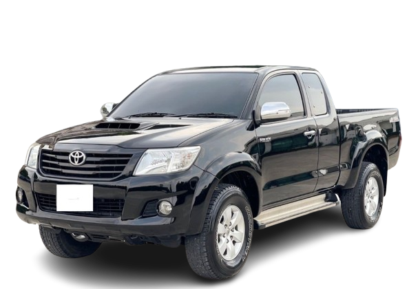 เหล็กยึดปลายกันชนหน้า TOYOTA VIGO RH/LH ปี 2011-2015 (2 ชิ้น) แท้ / รูปจริง