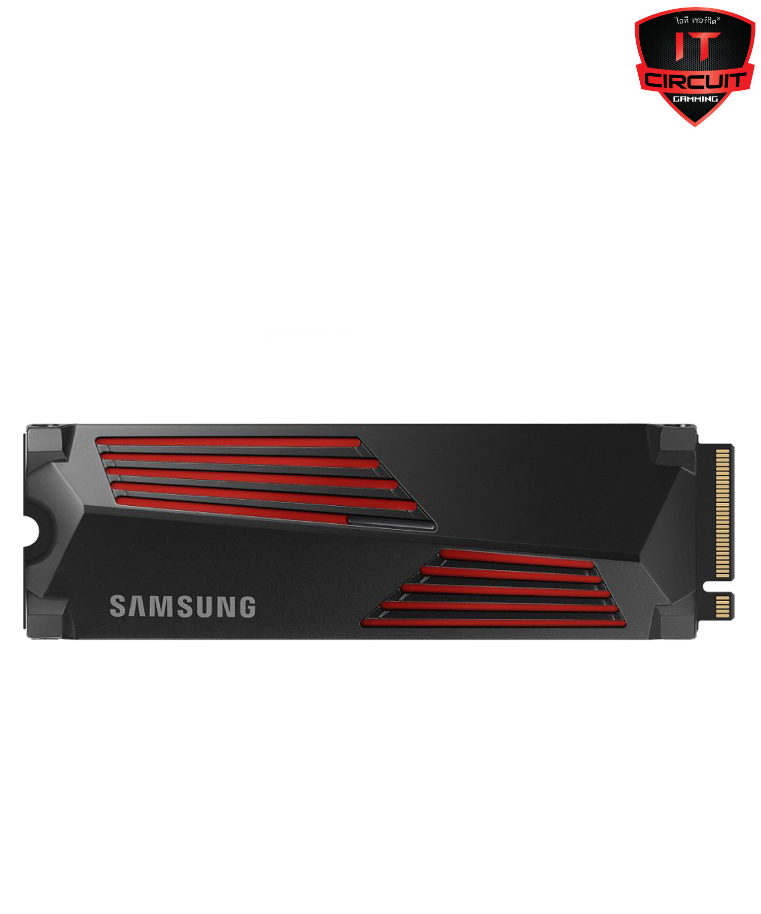 1 TB SSD (เอสเอสดี) SAMSUNG 990 PRO WITH HEATSINK - PCIe 4x4/NVMe M.2 2280 (MZ-V9P1T0CW)