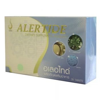 อเลอไทด์ Alertide สมาธิสั้น จำไม่ได้ นอนไม่หลับ ลืมง่าย อัลไซเมอร์ (1 กล่อง มี 30 เม็ด)