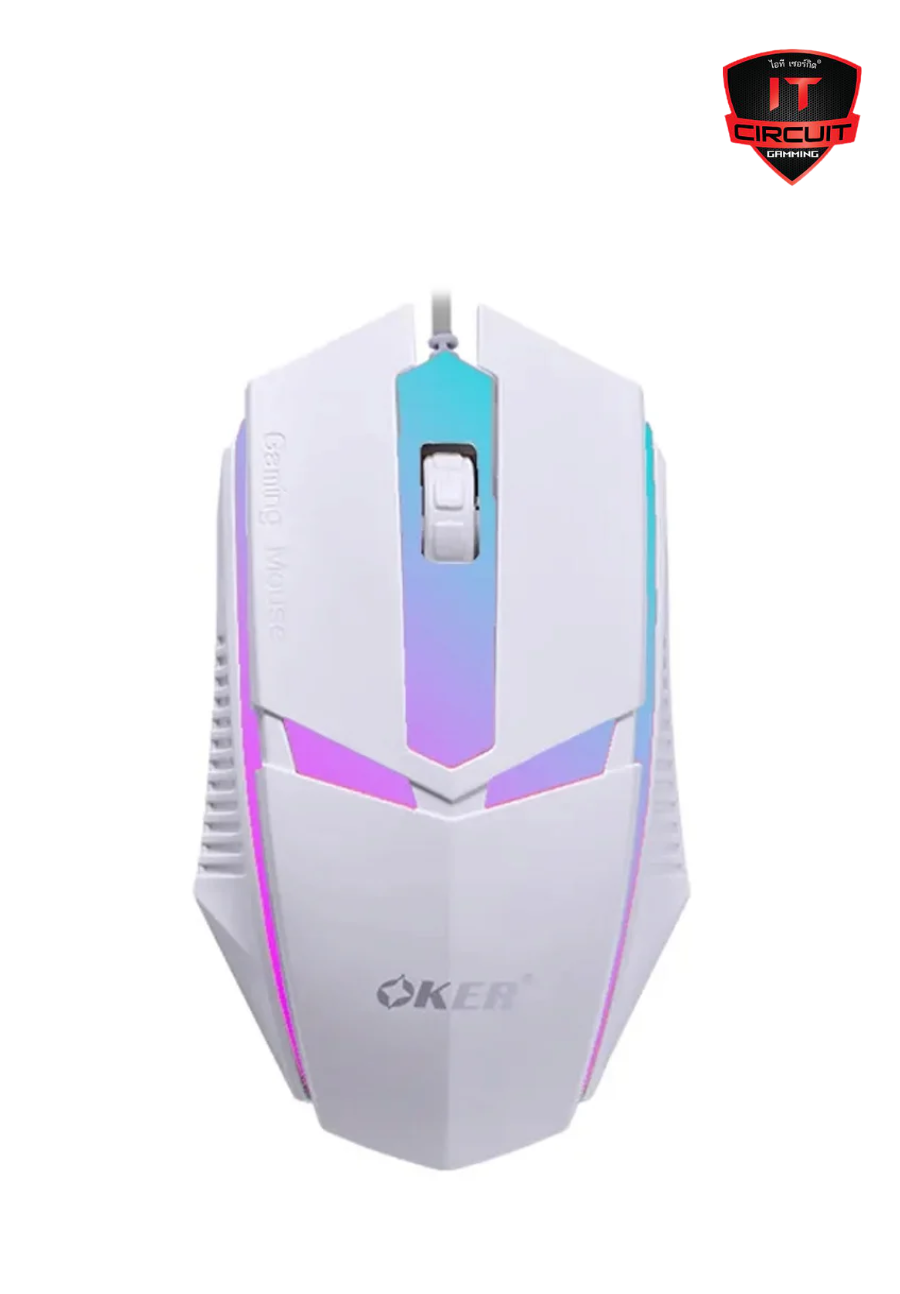 MOUSE (เมาส์) OKER OP-165 WHITE SN031025T109H