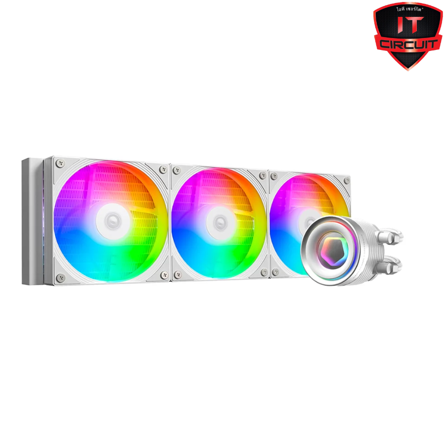 LIQUID COOLER (ชุดน้ำปิด) ID-COOLING FX 360 INF ARGB WHITE