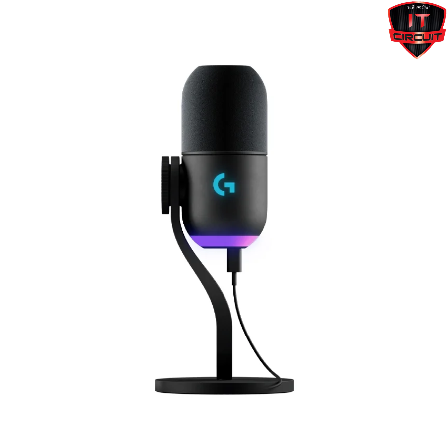 MICROPHONE (ไมค์เกมมิ่ง LOGITECH YETI GX BLACK (USB-C) SN071025T100H