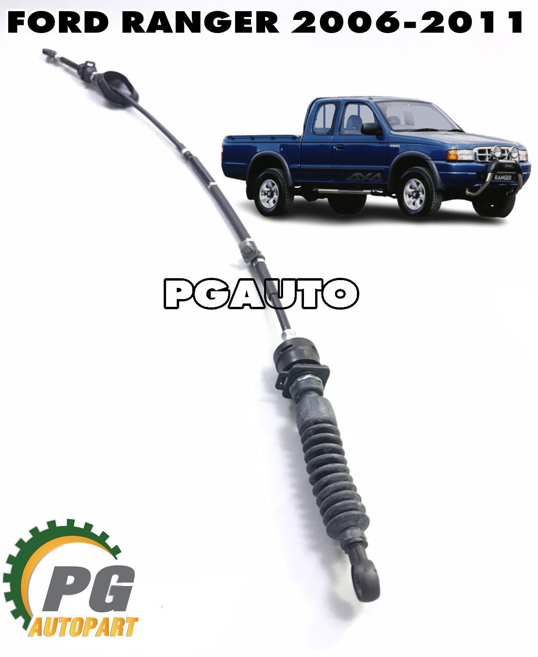 สายเกียร์ออโต้ FORD RANGER T5 ปี 2006-2011 (1ชิ้น) แท้ / รูปจริง