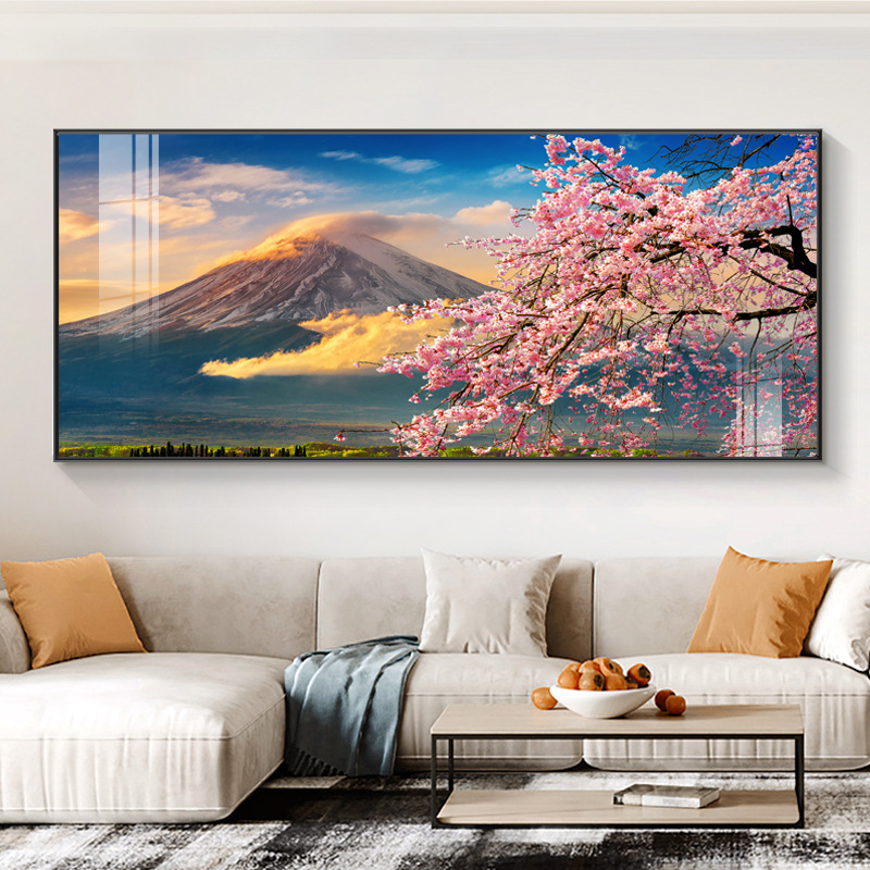 กรอบรูปติดผนังลายน้ำตก-ทิวทัศน์จีน