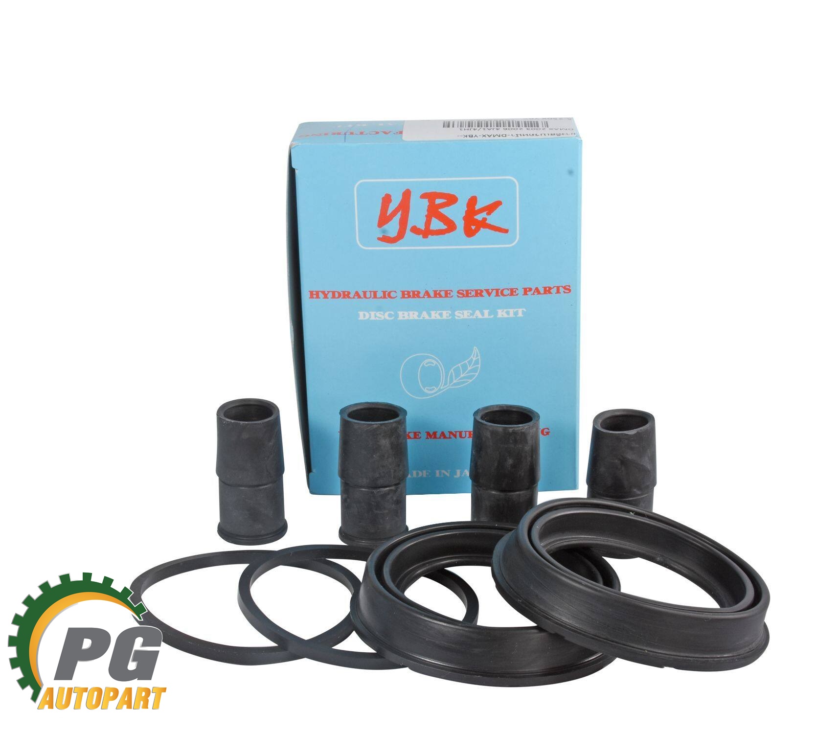ยางชุดซ่อมดิสเบรคหน้า MAZDA 3 BK / BL 1.6-2.0 ปี 2004-2012 (1ชุด = 2 ล้อหน้า) / YBK MADE IN JAPAN