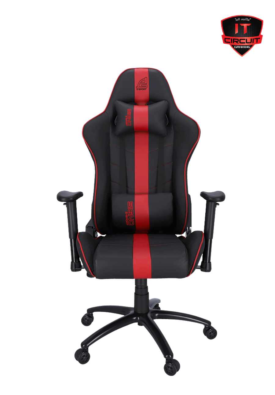 CHAIR (เก้าอี้) SIGNO GC-208BR BOOZER (BLACK/RED) SN091025A280Z