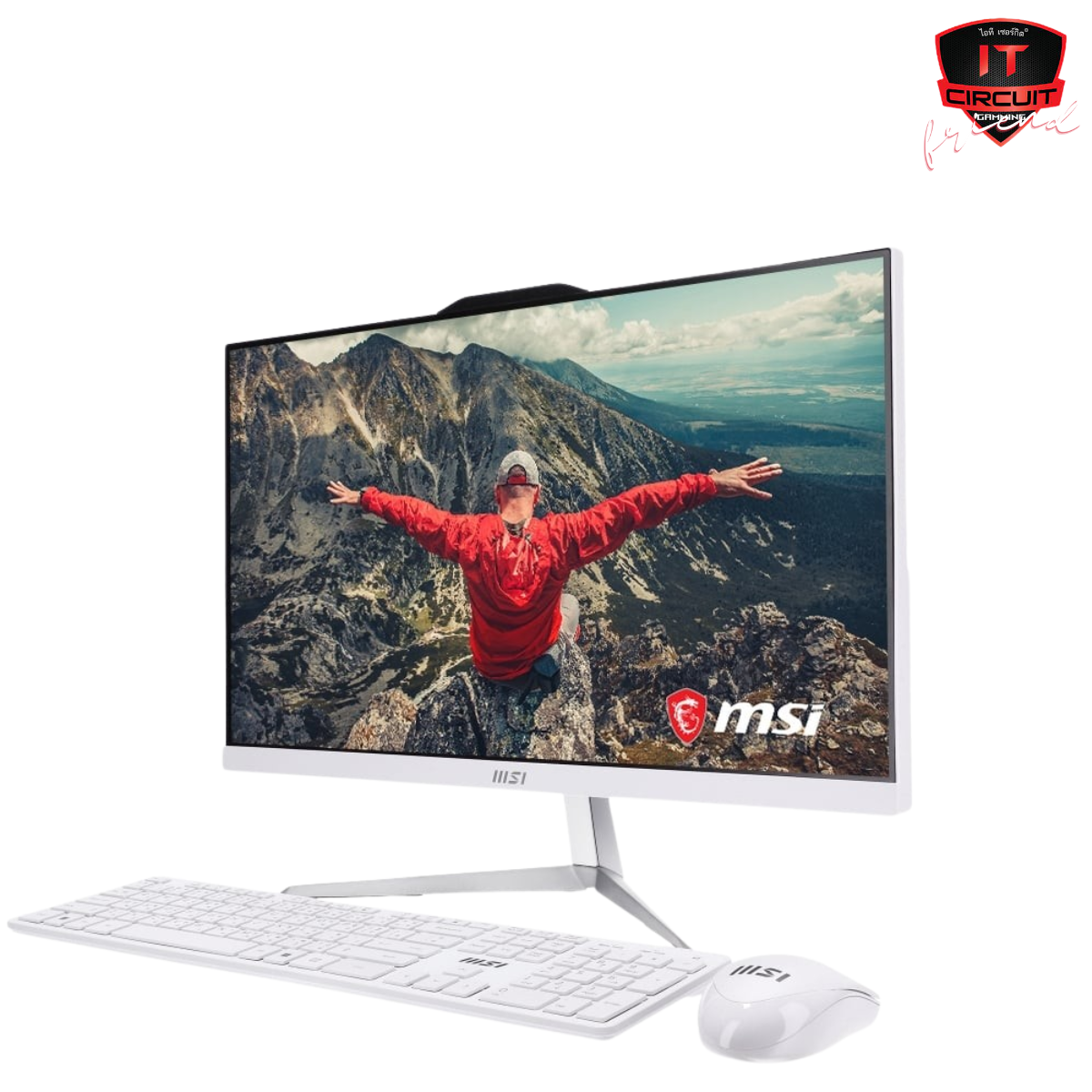 AIO (ออลอินวัน) MSI Modern AM242 1M-1436TH (White)