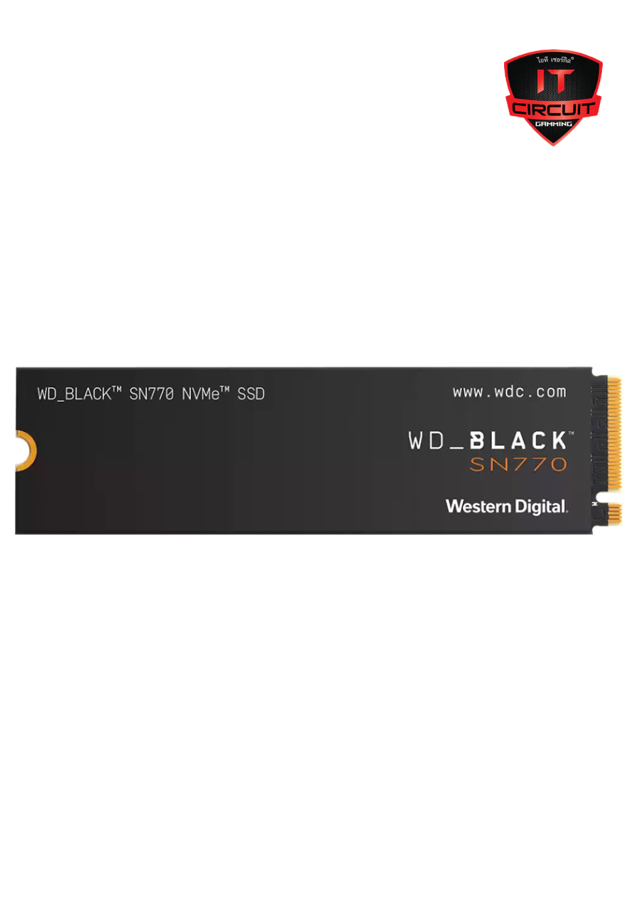 1 TB SSD (เอสเอสดี) WD BLACK SN770 - PCIe 4x4/NVMe M.2 2280 (WDS100T3X0E)