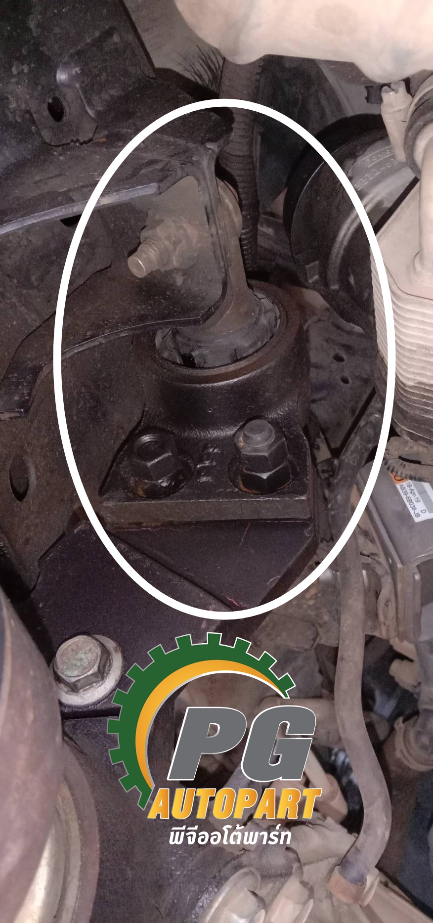 ขายึดเฟืองท้ายลูกหน้า FORD RANGER T6 ปี 2012-2014 (1ชิ้น) / แท้ (รูปจริง)